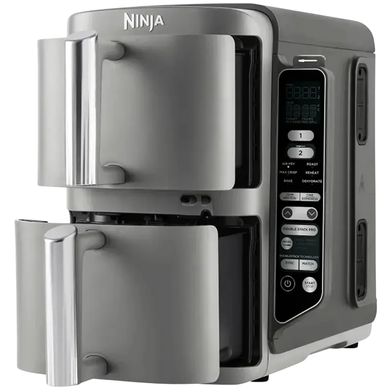 Аэрогриль Ninja Double Stack XL Серый