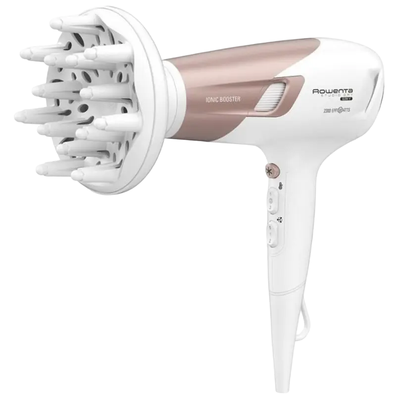 Фен Rowenta Studio Dry Glow Белый | Розовый