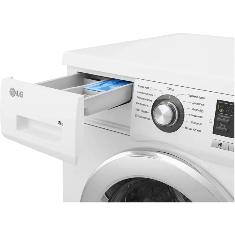 Mașină de spălat LG F1096TD3 Alb