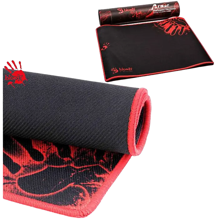 Игровой коврик для мыши Bloody B-081S Чёрный/Красный