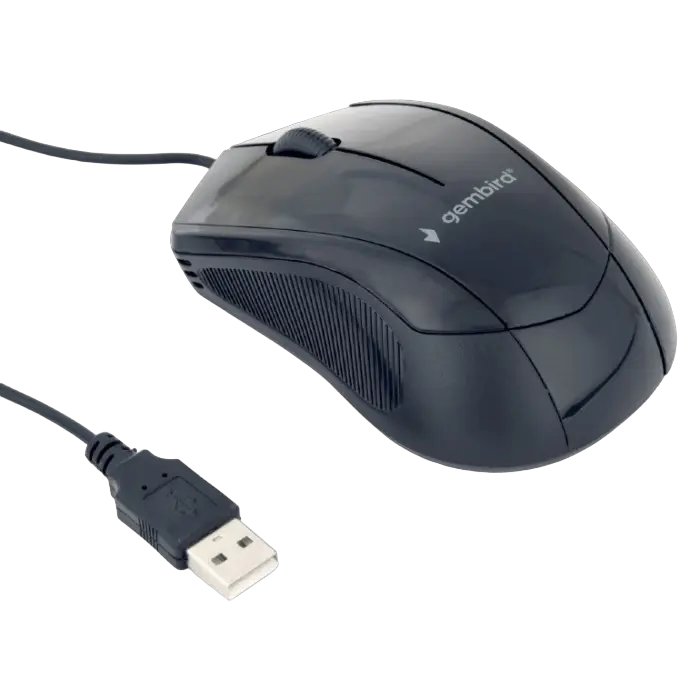Мышь Gembird MUS-3B-02 Проводное Чёрный