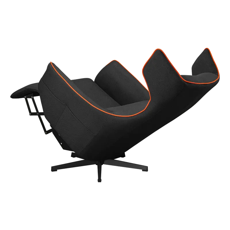 Игровое кресло Cougar Magus Имитация льна Черный | Оранжевый