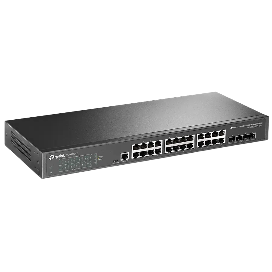 Сетевой коммутатор TP-LINK TL-SG3428X Черный