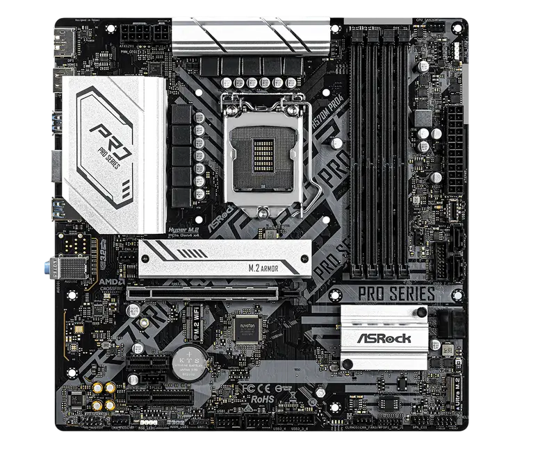 Материнская плата ASRock H570M PRO4 LGA1200 Micro-ATX