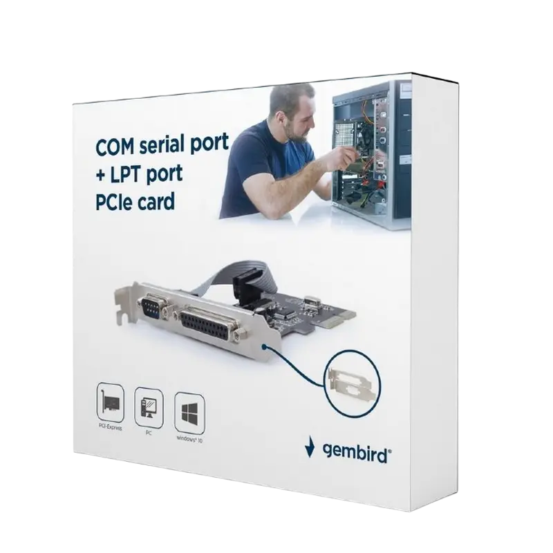 Карта расширения Gembird PEX-COMLPT-01