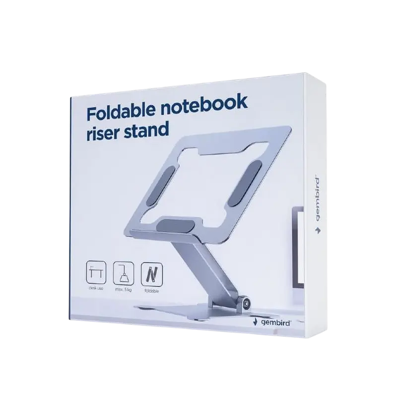 Подставка для ноутбука Gembird NBS-D1-03 15.6 Серебристый