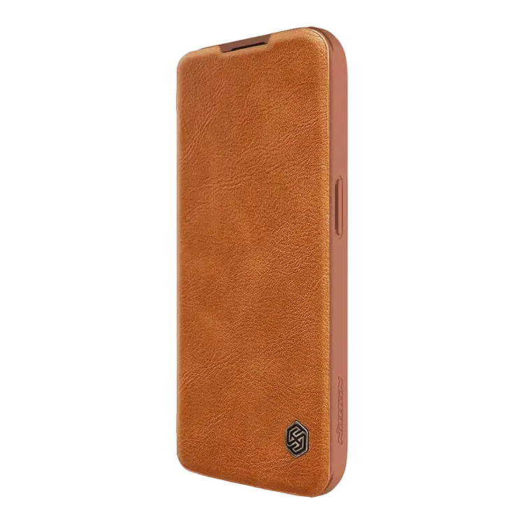 Чехол книжка Nillkin Apple iPhone 15 Pro Max Qin Pro Qin Pro Коричневый