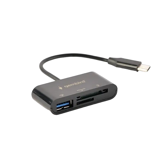 Кардридер Gembird UHB-CR3-02 Черный