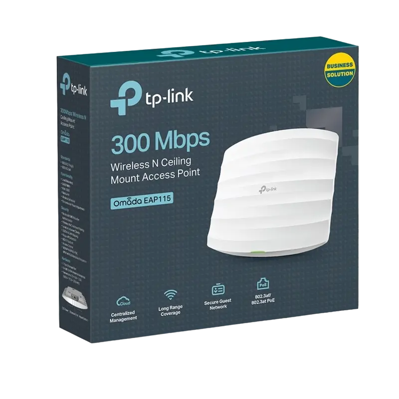 Беспроводная точка доступа TP-LINK EAP115 RF Белый