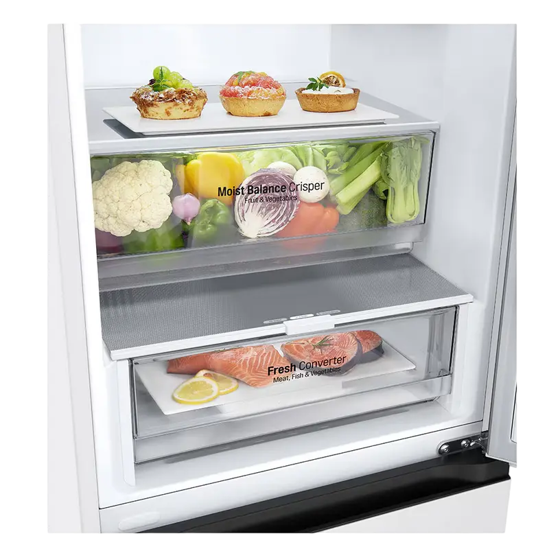 Холодильник LG GBV3200DSW Белый