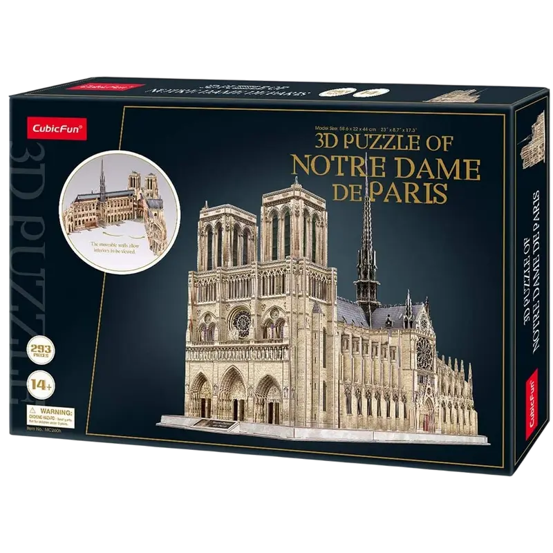 Puzzle 3D CubicFun Notre Dame de Paris Bej