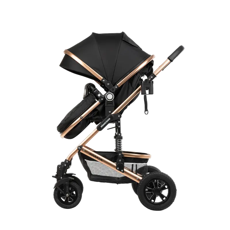 Cărucior 3-în-1 Kikka Boo Amaia Negru