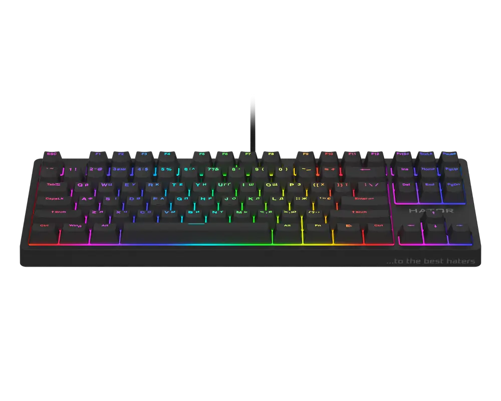Tastatură HATOR Rockfall 2 Optica TKL Mecanic Negru