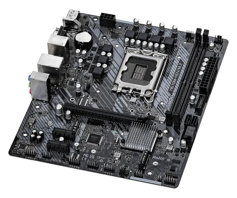Материнская плата ASRock H610M-HDV/M.2 LGA1700 Micro-ATX