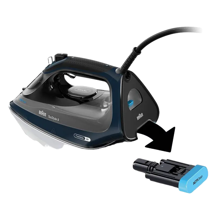 Утюг Braun TexStyle 9 Черный | Синий