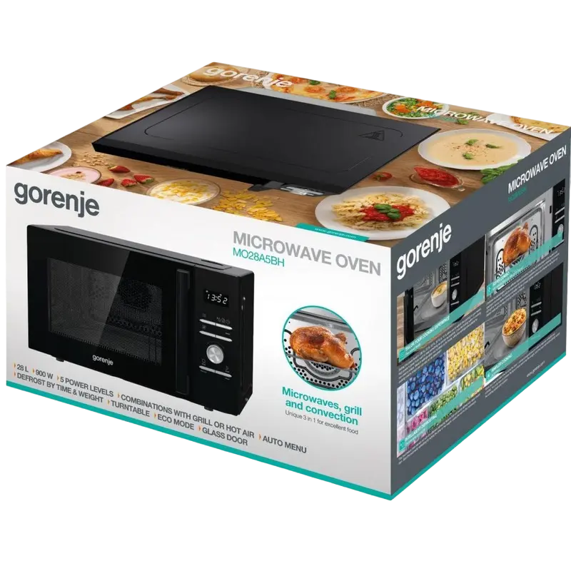 Микроволновая печь Gorenje MO28A5BH Черный