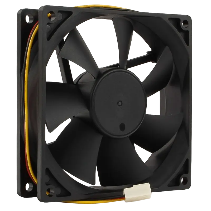 Вентилятор для ПК Gembird FANCASE2/BALL 90 мм Черный