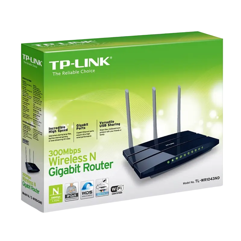 Беспроводной маршрутизатор TP-LINK TL-WR1043ND Синий