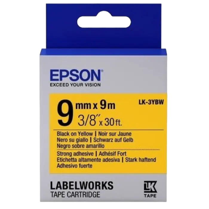 Картридж с лентой Epson LK-3YBP