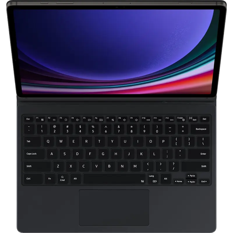 Чехол-клавиатура Samsung Galaxy Tab S9+/S9 FE+ Book Cover Keyboard 12.4" Чёрный