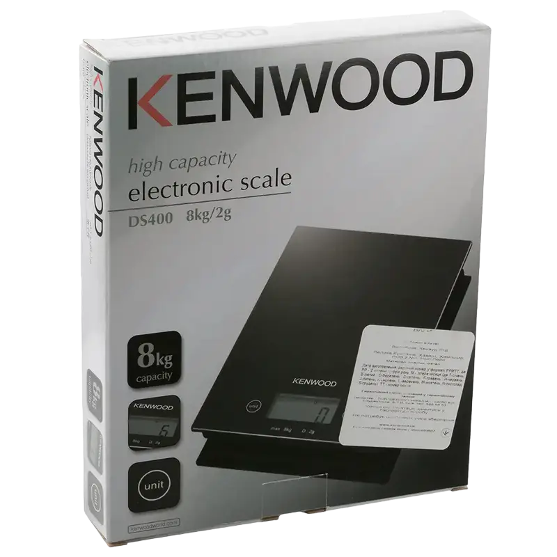 Электронные кухонные весы Kenwood DS 400 Черный