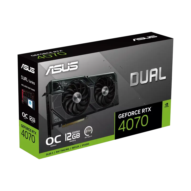 Видеокарта ASUS Dual GeForce RTX 4070 OC