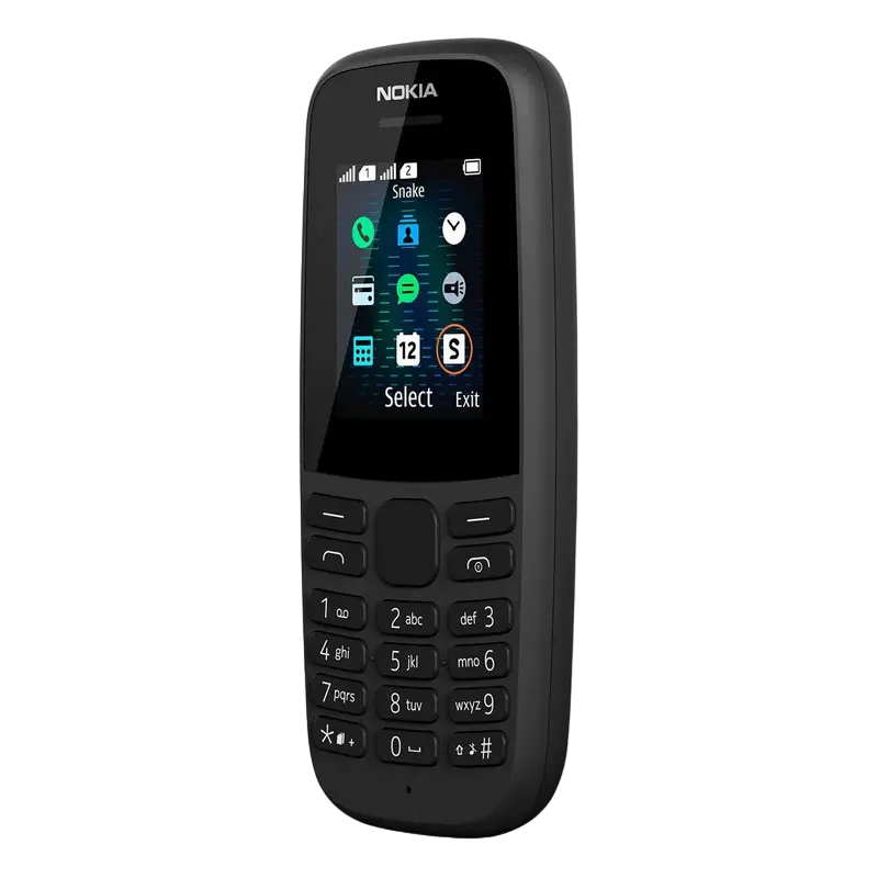Мобильный телефон Кнопочный Nokia 105 (2019) Чёрный