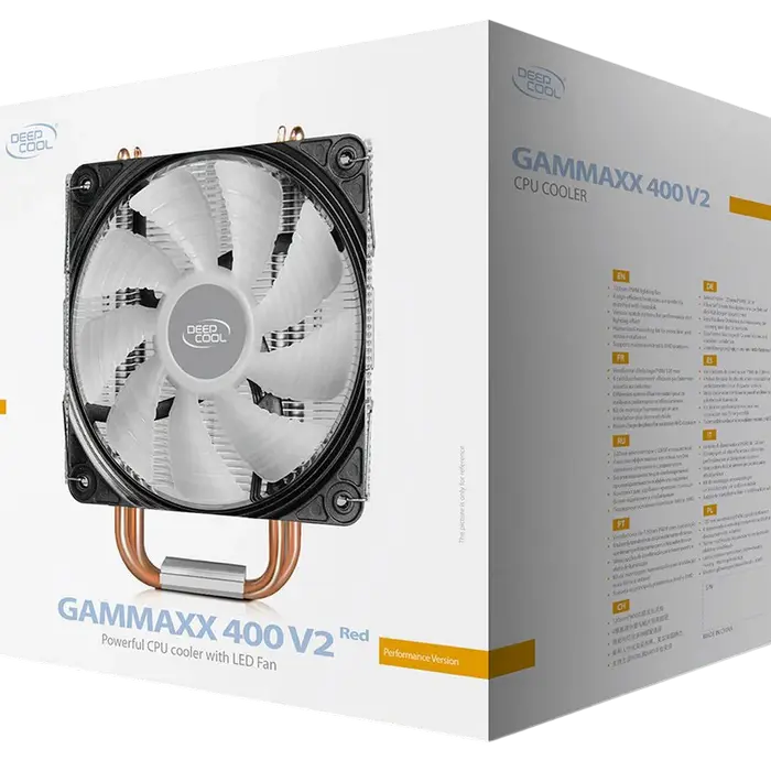 Кулер для процессора Deepcool GAMMAXX 400 V2(Red) 120 мм