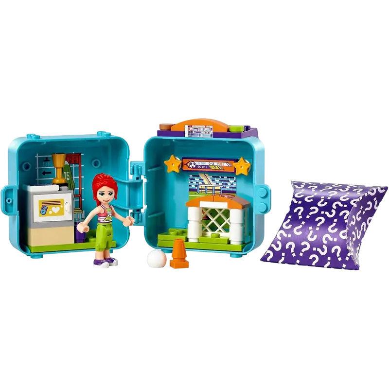 Constructor LEGO Mia's Soccer Cube Albastru