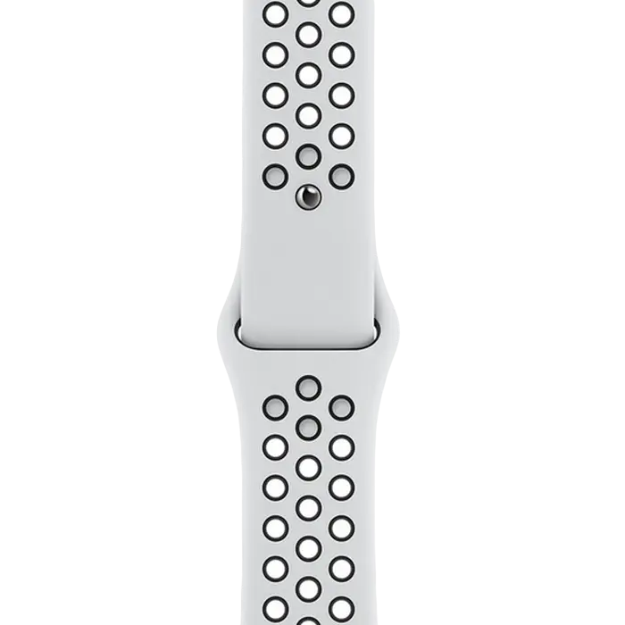Ceas inteligent Apple Watch SE Carcasă din aluminiu cu bandă sport Nike Pure Platinum/Black