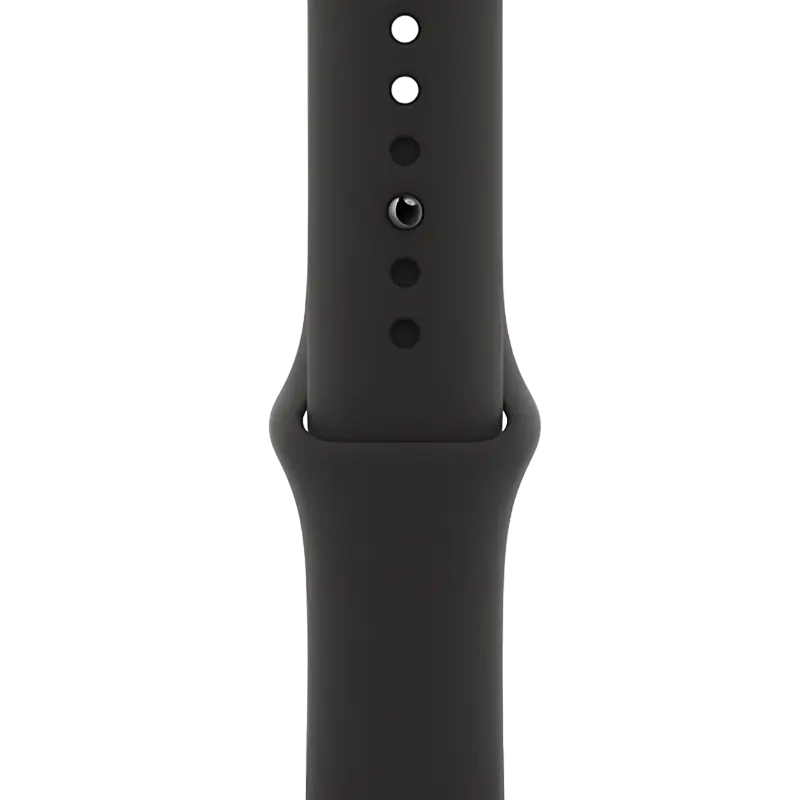 Умные часы Apple Watch SE Алюминиевый корпус цвета Space Gray со спортивным ремешком Черного цвета