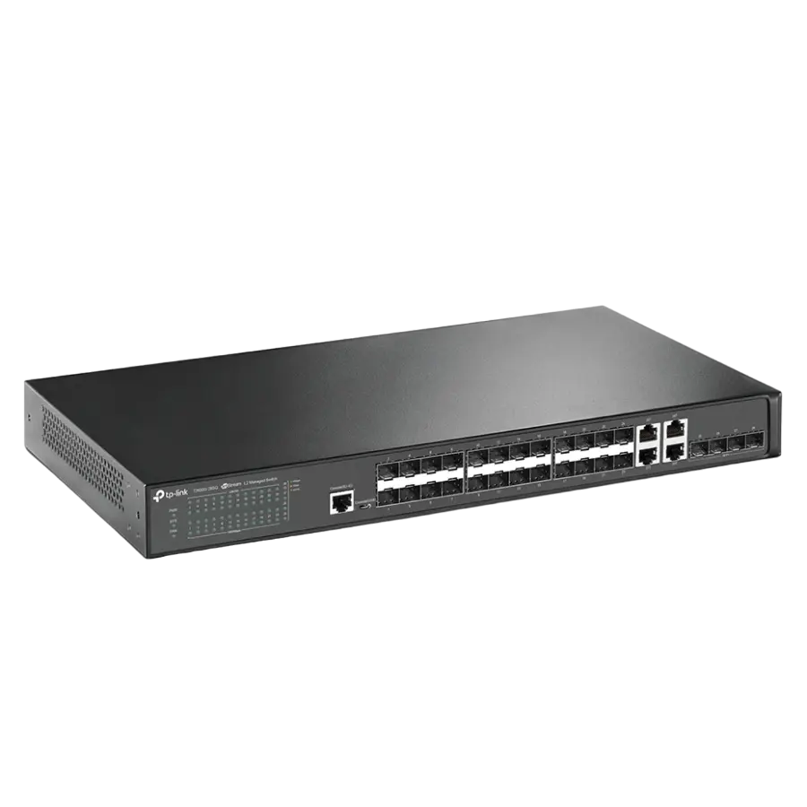 Сетевой коммутатор TP-LINK T2600G-28SQ Черный