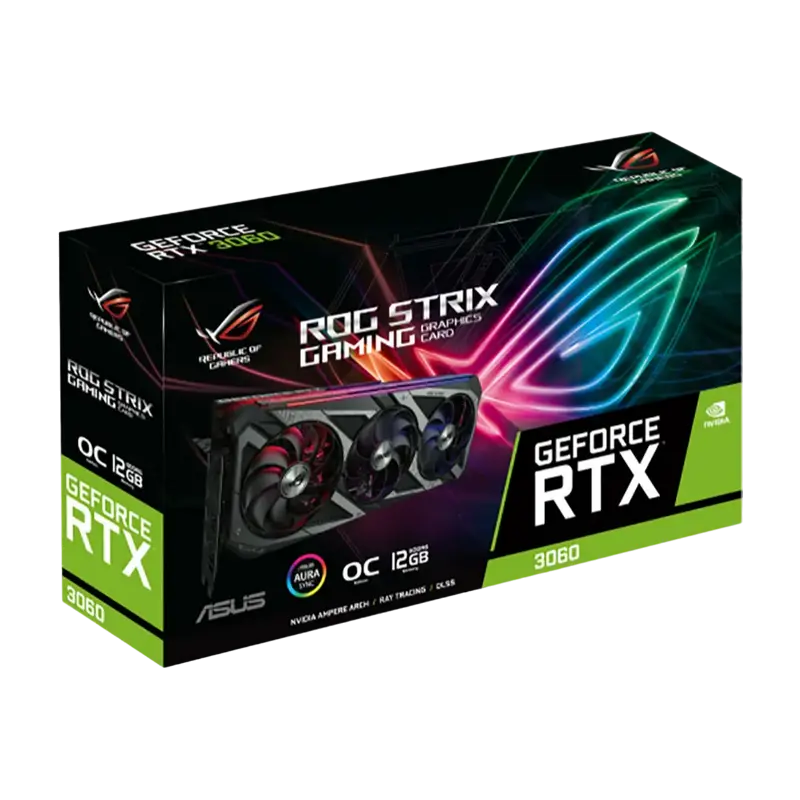 Видеокарта ASUS ROG Strix GeForce RTX 3060 V2 OC GAMING