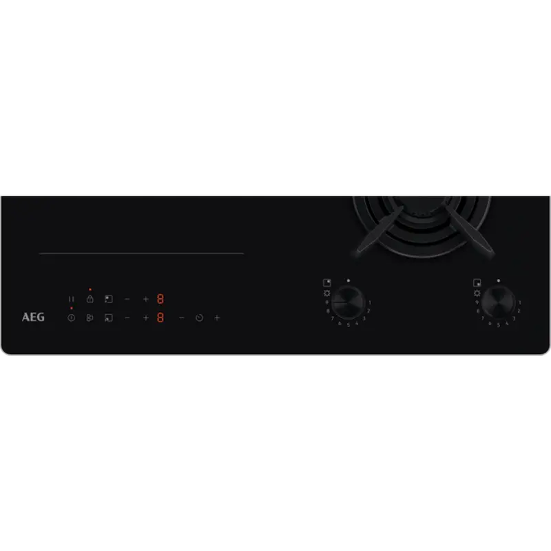 Комбинированная варочная панель AEG HDB64623NB Черный