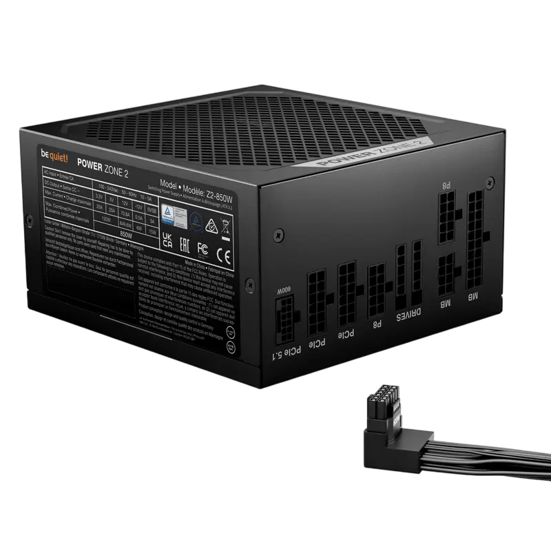 Tip Блок питания для компьютеров be quiet! Power Zone 2 ATX Черный