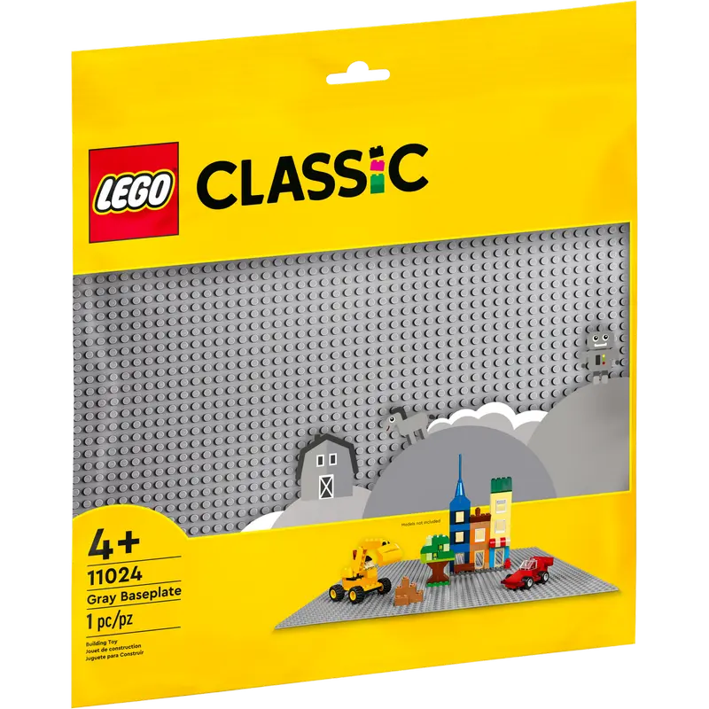 Конструктор LEGO Gray Baseplate Серый