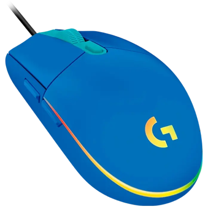Игровая мышь Logitech G203 Lightsync Проводное Синий