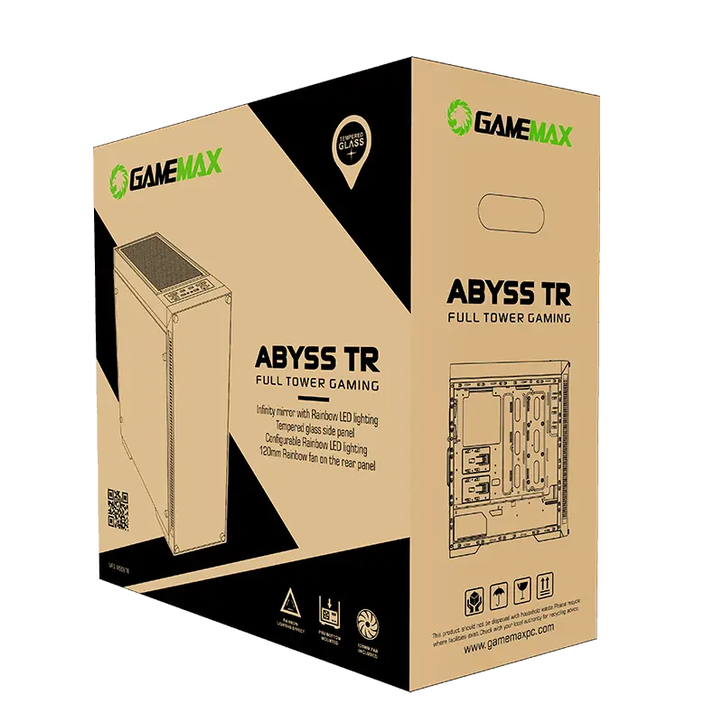 Компьютерный корпус Gamemax ABYSS TR Midi-Tower Черный
