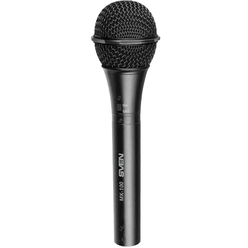 Караоке микрофон SVEN MK-100 Проводной аналоговый Черный