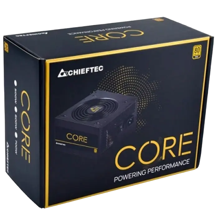 Tip Блок питания для компьютеров Chieftec BBS-700S Core Series ATX Черный