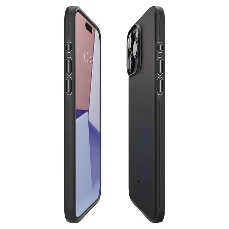 Чехол Spigen Apple iPhone 15 Thin Fit Thin Fit Чёрный