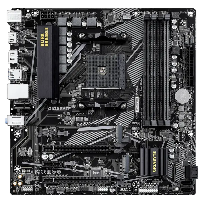 Материнская плата Gigabyte B550M DS3H R2 AM4 Micro-ATX