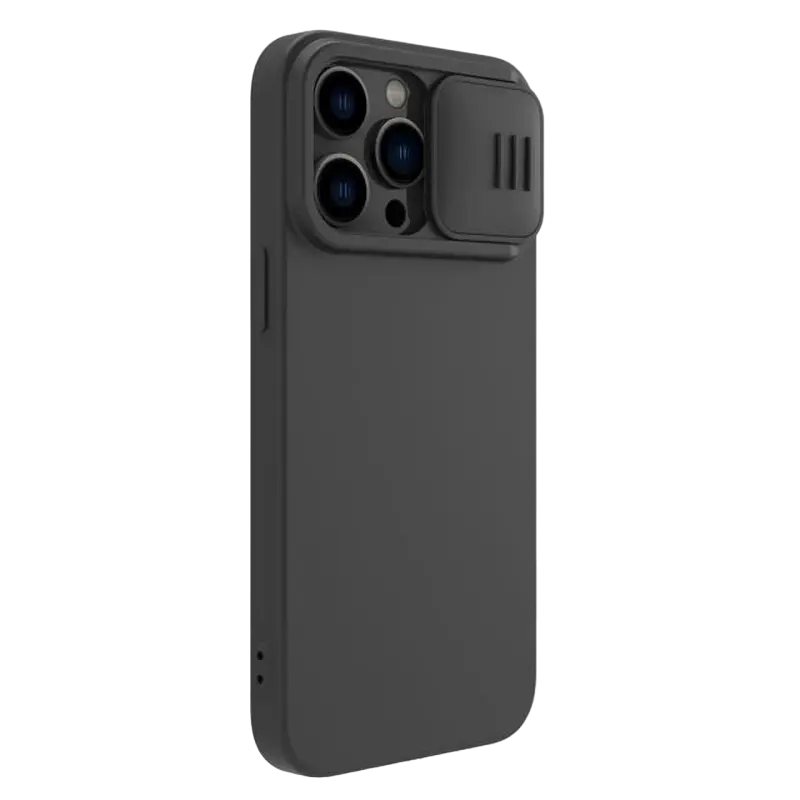 Husă Nillkin Apple iPhone 14 Pro Max CamShield Silky Magnetic Silicone Magnetic case Elegant Black