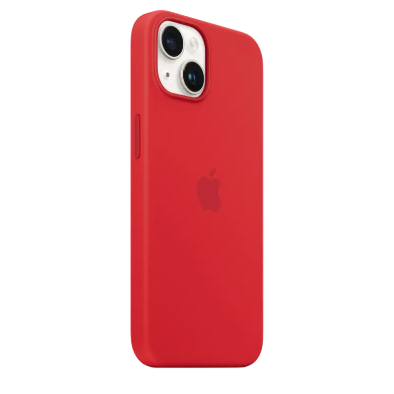 Чехол Apple iPhone 14 Silicone Case MagSafe A2910 MagSafe Красный