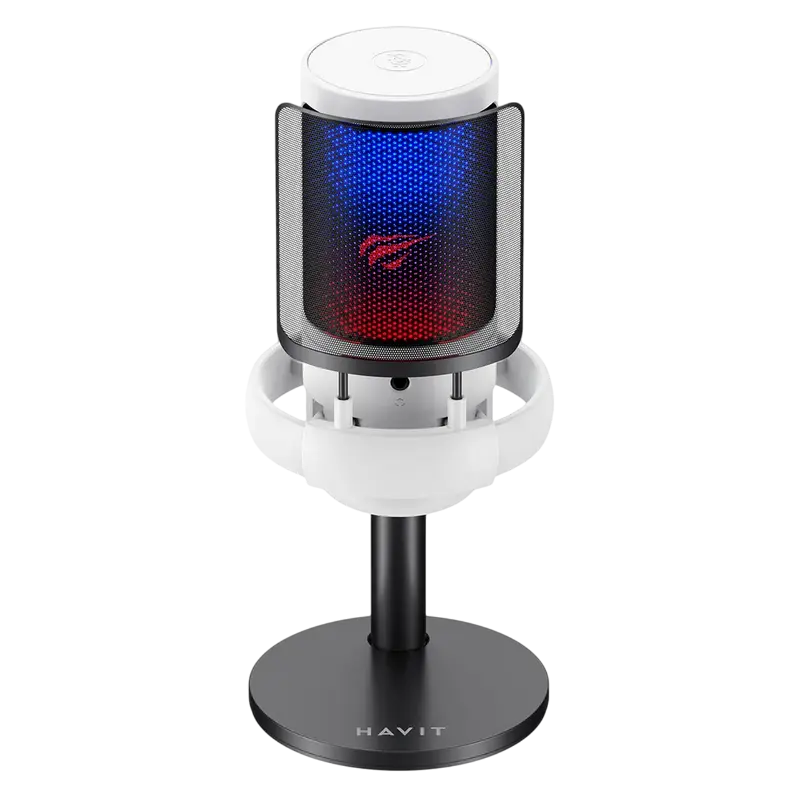 Игровой Микрофон Havit GK50 Проводной аналоговый Белый