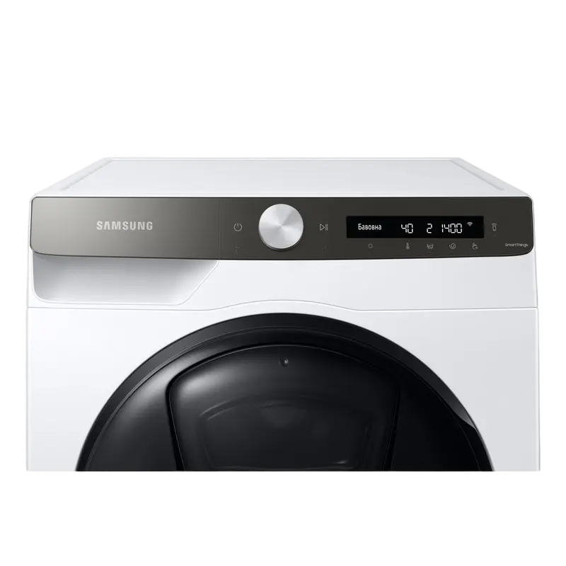 Mașină de spălat cu uscător Samsung WD80T554CBT/UA Alb