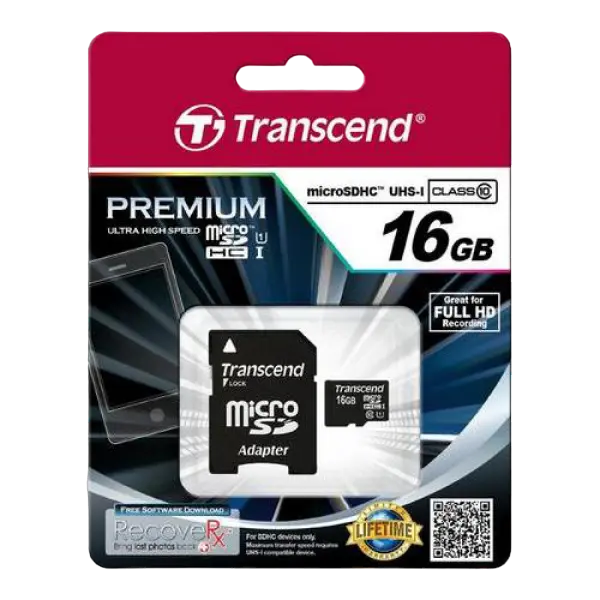 Карта памяти Transcend USDU1 16ГБ