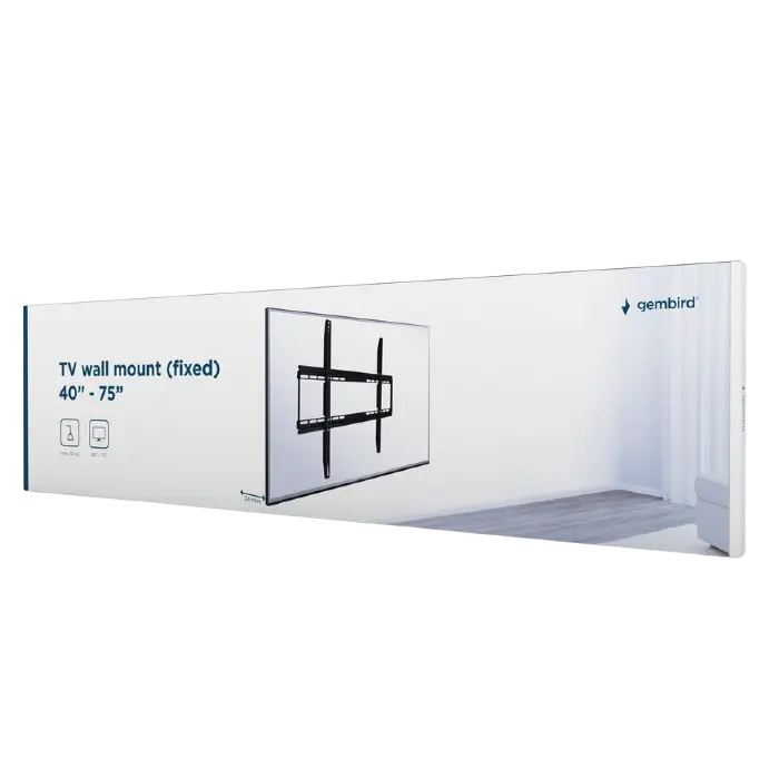 Suport pentru televizor Gembird WM-75F-01 Negru