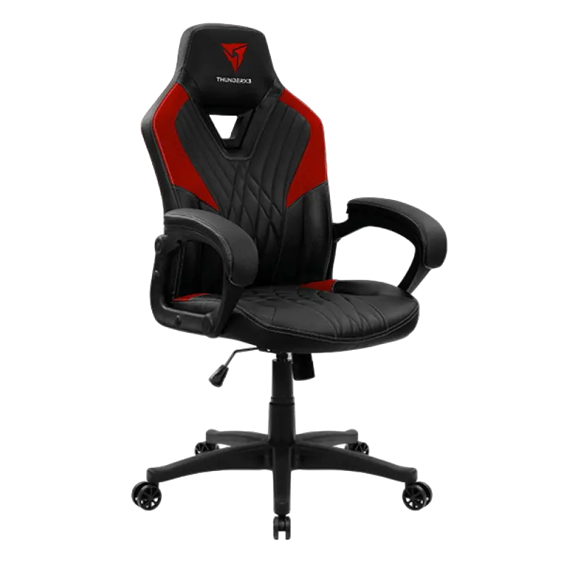 Игровое кресло ThunderX3 DC1 Искусственная кожа Чёрный/Красный