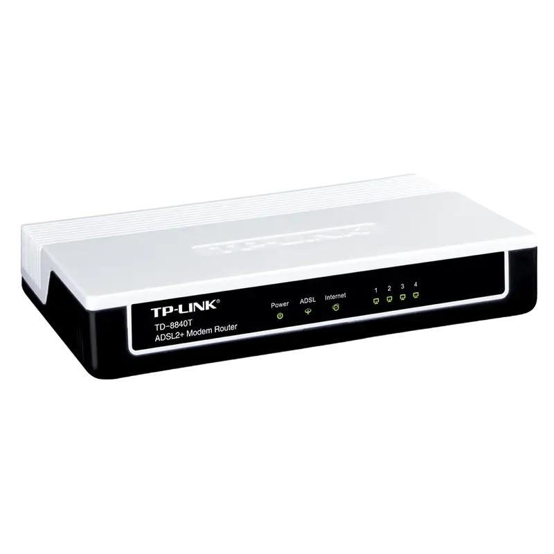 ADSL Модем TP-LINK TD-8840T Черный